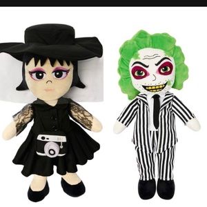 Beetlejuice plushies Lydia&Beetlejuice